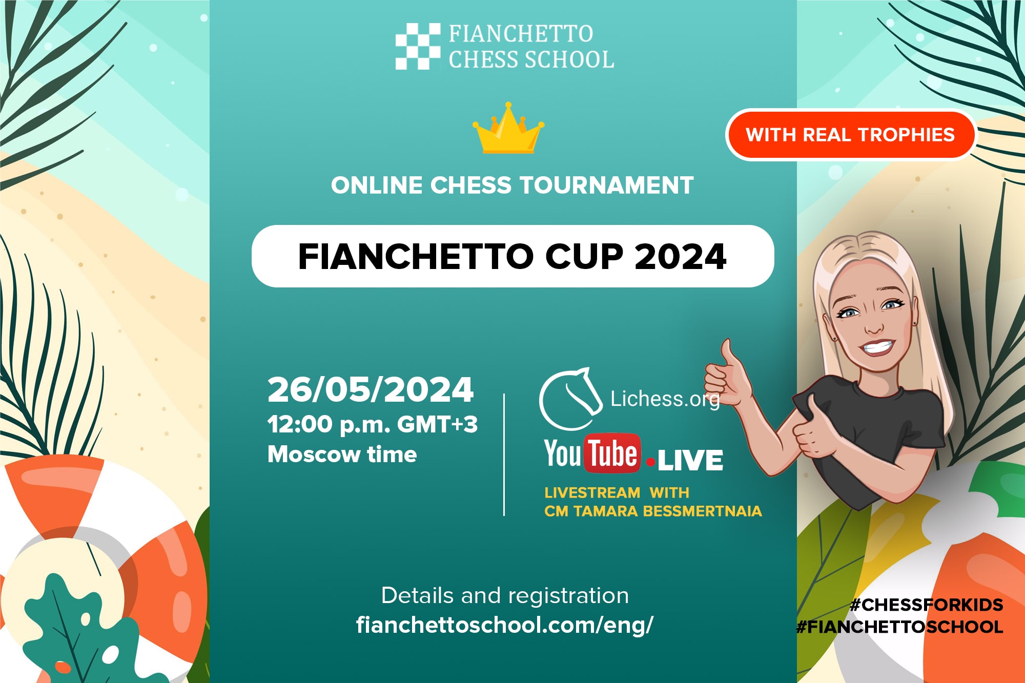 FIANCHETTO CUP 2024 - ONLINE YOUTH TOURNAMENT