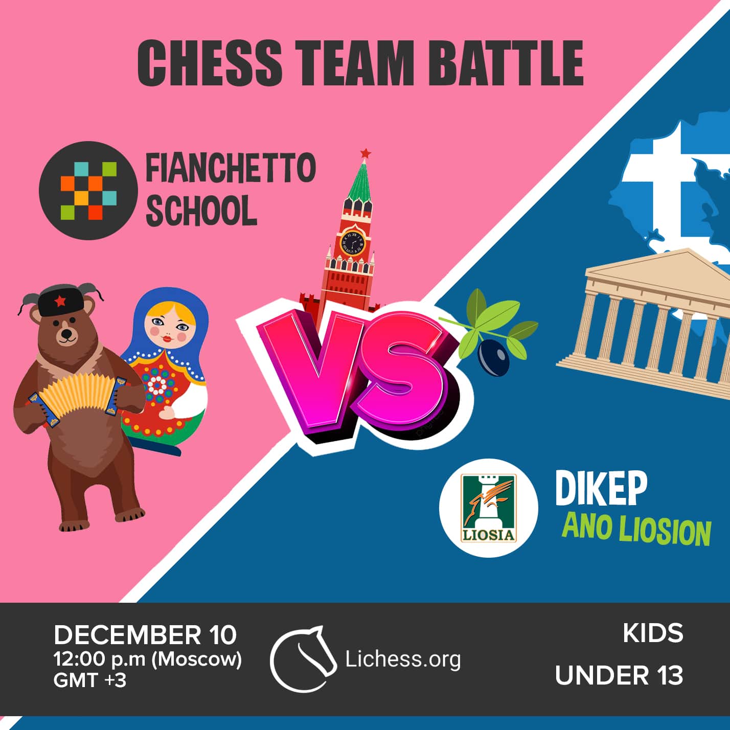 Chess Team Battle Fianchetto School vs. Dikep 10.12.22