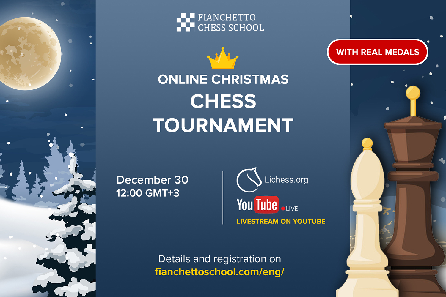 Online Christmas Chess Tournament 30.12.2022