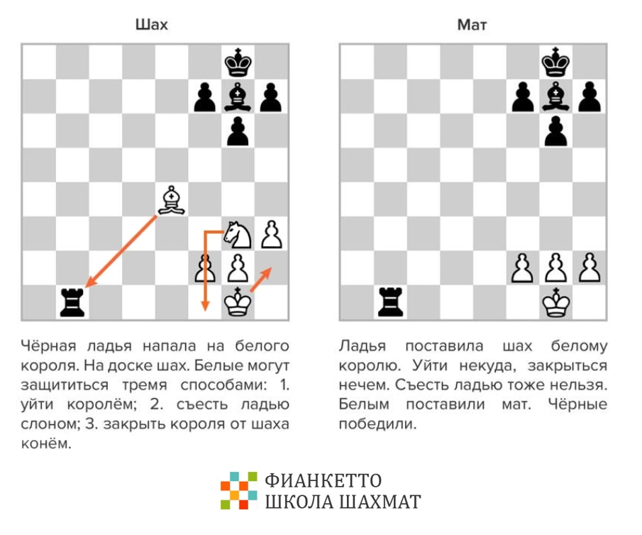 Что такое шах и мат в шахматах